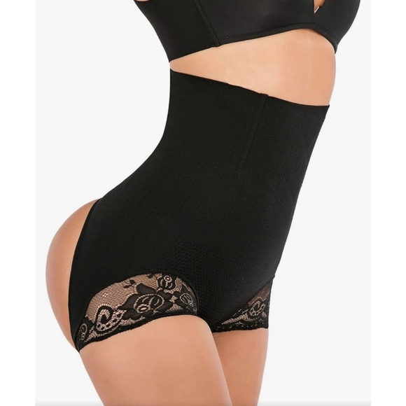 Womens Lace Hourglass Figure Butt Lifter Shaper Panty Size Small Tummy Control. - Picture 3 of 10